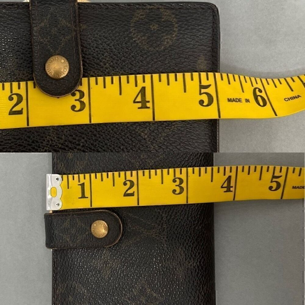 Louis Vuitton Vintage Monogram Bifold Wallet Kisslock Old Money Dark Academia - Picture 12 of 16